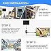 1byone TV Antenna, 50 Mile Range Amplified HDTV Antenna with Detachable Amplifier Signal Booster, USB Power Supply and 10 Feet Highest Performance Coaxial Cable-Black