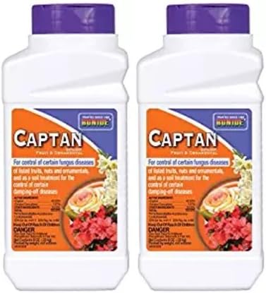 Bonide Chemical 8-Ounce Captan Fruit and Ornamental, 50% WP (2 Pack)