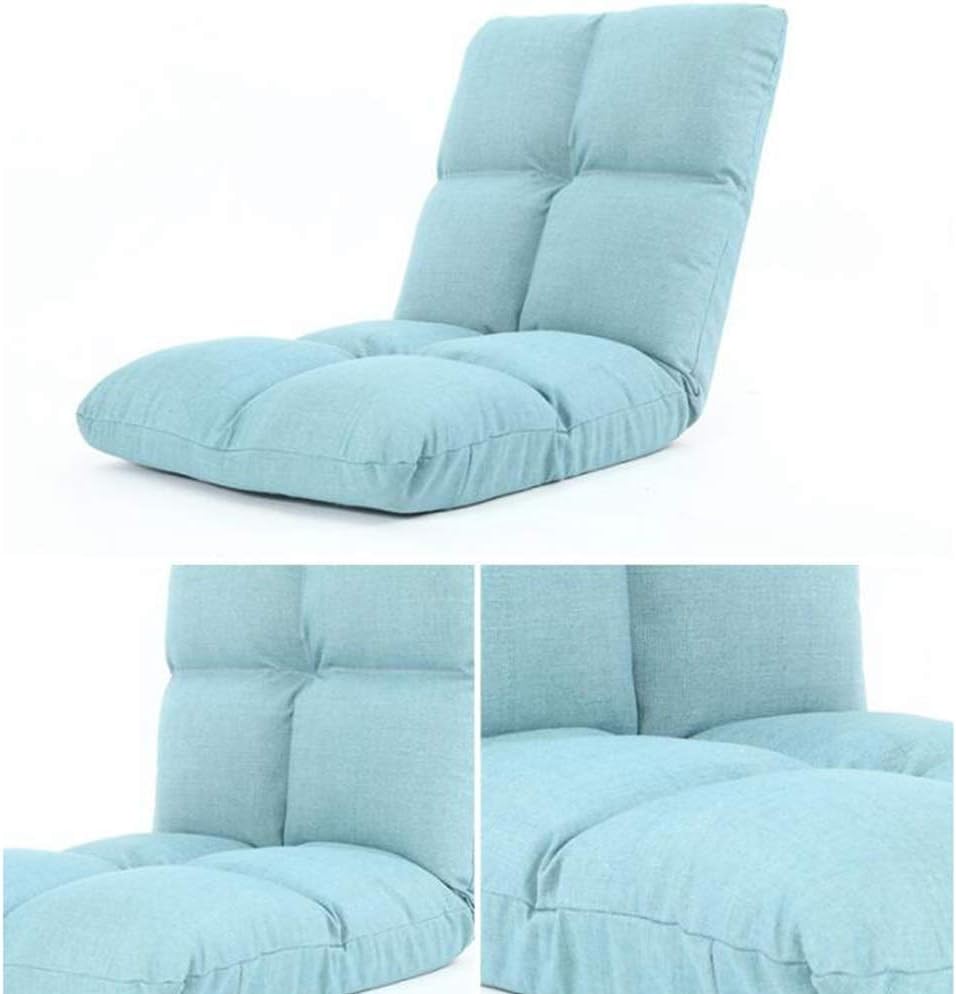 JJZXT Komfortabler, eleganter Multi-Winkel-Bodenstuhl, schwarzer