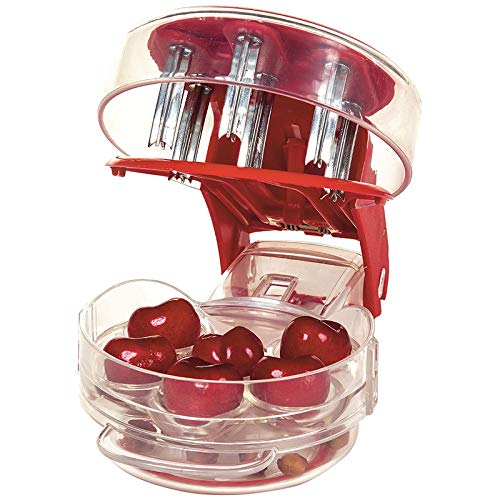 Becho Multi Cherry Stone Remover Cherry Olive Pitter,Cherry Stone Removal 6 Cherry Pitters