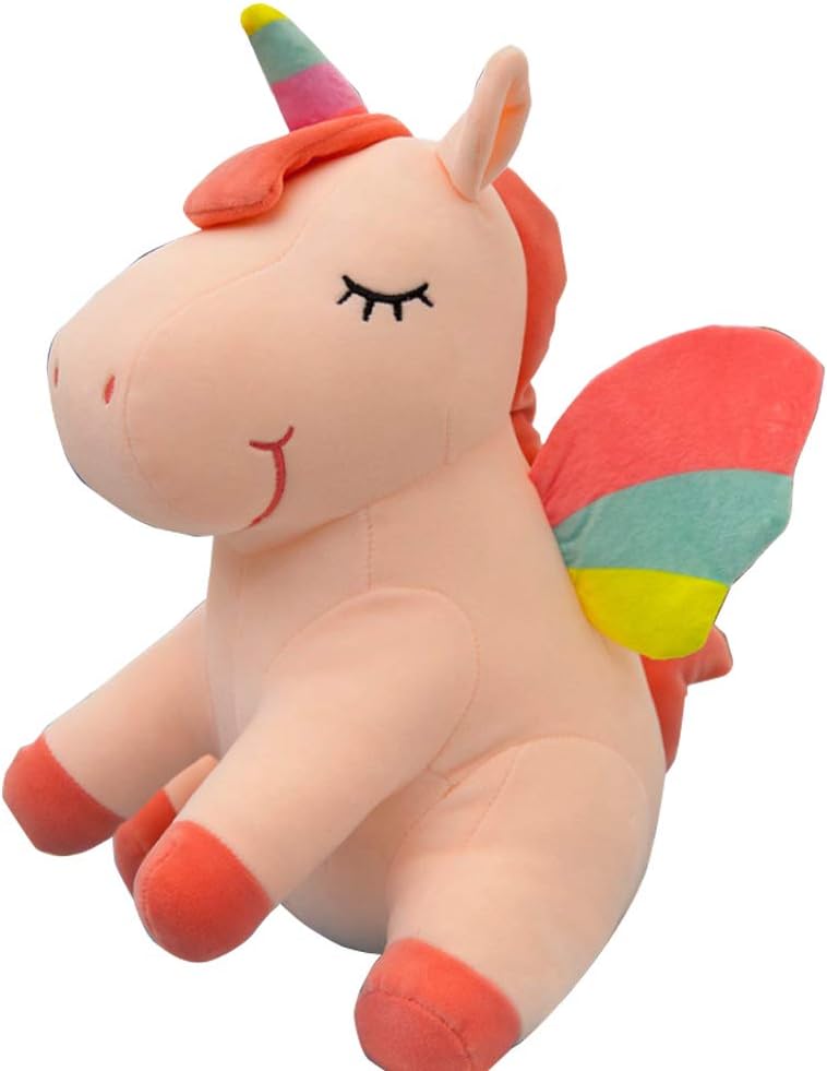 white stuffed unicorn