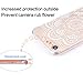 iPhone 7 Case, FiveBox 3-Pack Ultra Thin [Shockproof] Silicone TPU Gel Clear Case, Henna White Floral Paisley Flower Mandala Flowers Pattern Hard Back Protective Bumper Case for iPhone 7 (2016)