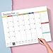 Rainbow Blocks Large Desk Pad Monthly 2020 Calendar: July 2019 - June 2020 (Academic Year Desktop Calendar, Planning Blotter)