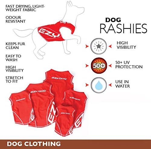 EZYDOG Rashie Dog Weather Vest, Red, L - Image 4