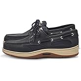 Sebago Clovehitch II FGL Waxed Boat Shoes - Leather Moccasins for Men with Breathable Mesh Panels, Anatomical EVA Midsoles, and Slip-Resistant Outsoles