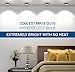 Hyperikon MR16 GU10, Dimmable LED 7W (50W equivalent), 460 lumen, 5000K (Crystal White Glow), CRI 90+, UL-Listed & ENERGY STAR - (4 Pack)
