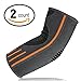 Lonew Elbow Brace Compression Sleeve - Elbow Sleeve Support for Workouts, Weightlifting, Arthritis, Tendonitis, Tennis and Golfer's Elbow,Reduce Joint Pain During ANY Activity (2 Piece)