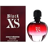 Paco Rabanne Black Xs Fragrance For Women - Floral, Woody, Musk Fragrance - Notes Of Cranberry, Black Violet And Vanilla - Exudes Sophistication - Recommended For Daytime Wear - Edp Spray - 2.7 Oz