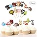 50-Pack Woodland Party Decorations Supplies with 22 Balloons, 2 Banners and 12 Cupcake Toppers Picks, Woodland Creature Baby shower Party Supplies.