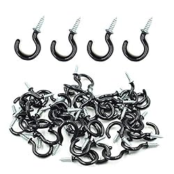 PHITUODA 50Pcs 7/8-Inch Cup Hooks Ceiling