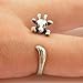 New Fashion Jewelry Giraffe Ring Animal Wrap Ring Adjustable Ring - silver Giraffe Ring for Women
