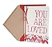Hallmark Mahogany Valentine's Day Card (Watercolor Hearts) (0399VFE7855)