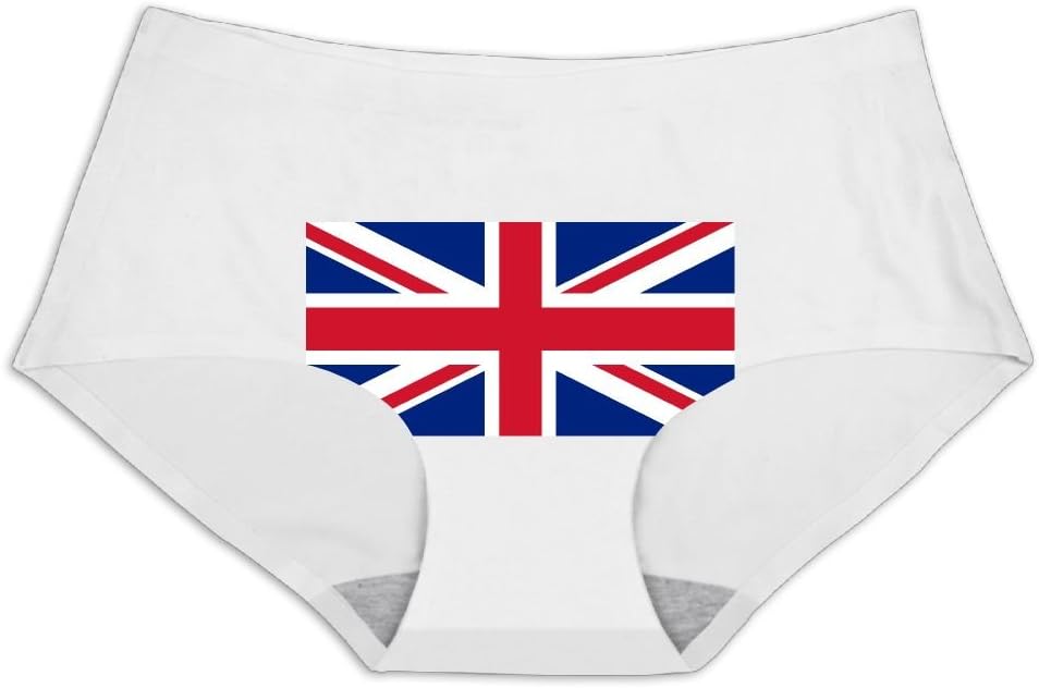 Women's Underwear UK Flag Seamless Ice Silk Panties Briefs