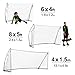QUICKPLAY Kickster Soccer Goal Range – Ultra Portable Soccer Goal | Quick and Easy Set Up | Includes Soccer Net and Carry Bag | Available in 7 Sizes [Single Goal]