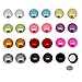 Mix Color 8mm Bead Faux Pearl Magnetic Stud Earrings, Pack of 12 Pairs, for Kids Teen Girls Womens