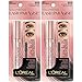 L'Oreal Paris Voluminous Makeup Lash Paradise Mascara, Voluptuous Volume, Intense Length, Feathery Soft Full Lashes, No Flaking, No Smudging, No Clumping, Black Brown, 2 Count