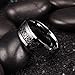 King Will DRAGON Men Tungsten Carbide Ring Wedding Band 8mm Silver Celtic Dragon Inlay Polish Finish