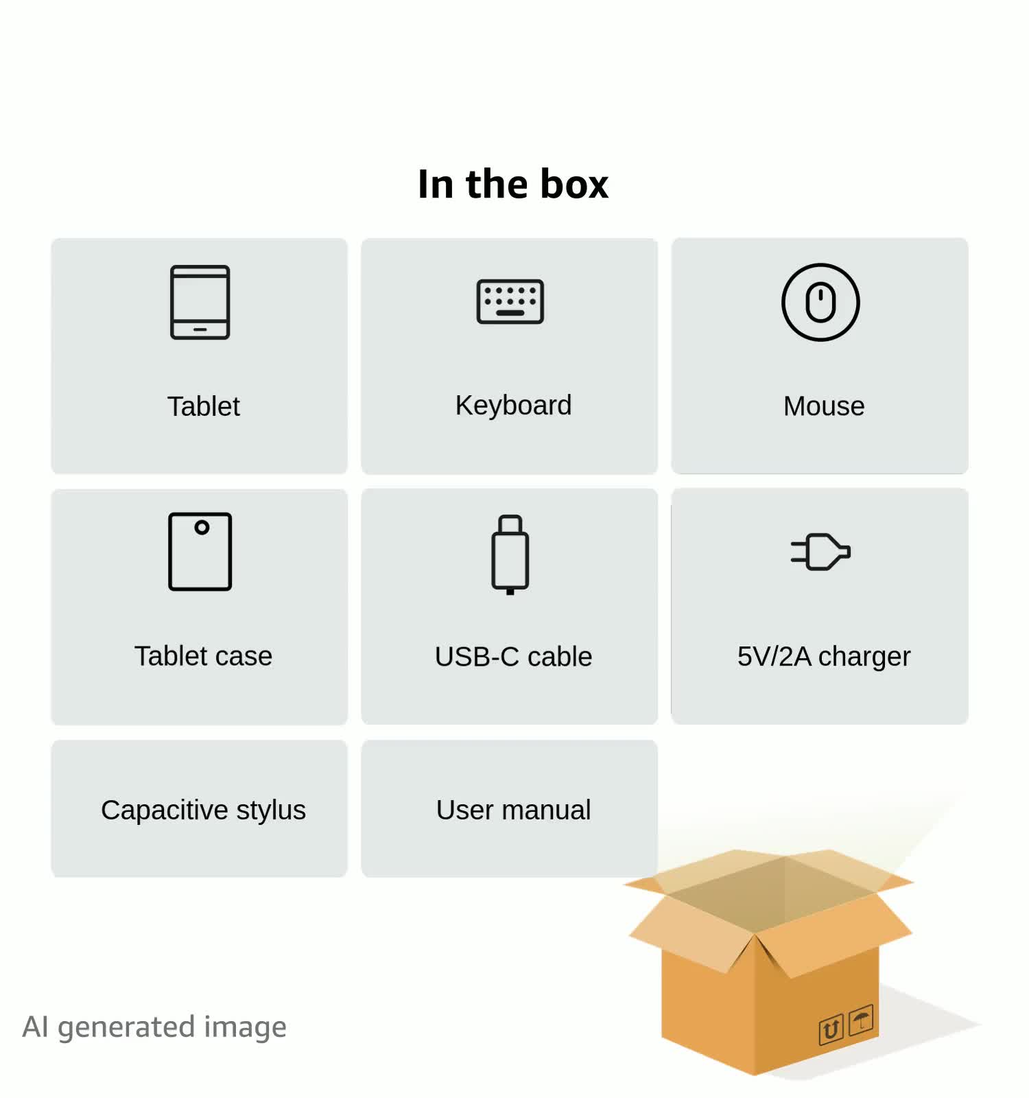 Latest 2025 Upgraded Android Tablet 10.1 Inch with IPS HD Touch Screen, Dual Camera, 64GB Storage 1TB Expansion, 8 in 1 Tablets Kit with Keyboard, Protective Case, Mouse, Stylus, BT 5.4, WiFi 6