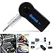 Universal Bluetooth Transmitter Car Kit Handsfree 3.5mm Streaming Car A2DP Wireless AUX Audio Music Receiver Adapter with Microphone for iPhone iOS Android Cell Phones