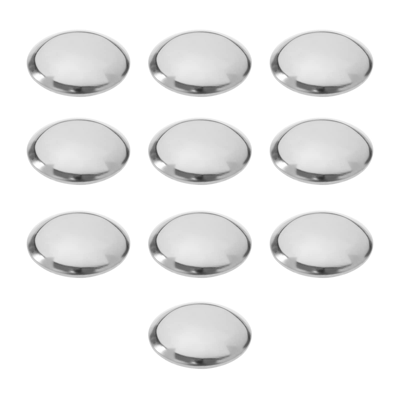 YINETTECH 10Pcs Star-Lock Dome End Axle Caps Stainless Steel Bearing Clip Washer with Cap Anti-Disengagement Shaft Cap Clips for Trolleys Prams Household Appliances