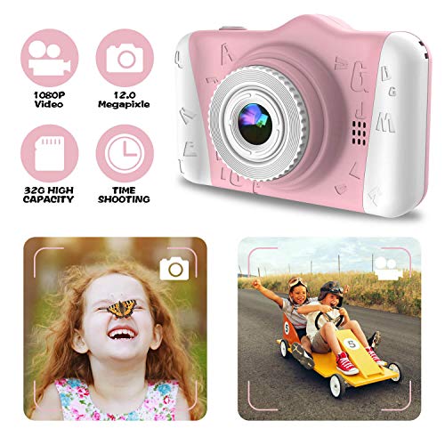 WOWGO Kids Digital Camera 12MP Children's Camera with Large Screen