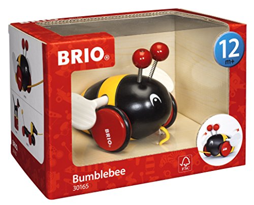BRIO Pull Along Bumble Bee Baby Toy