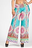 LA Palazzo Los Angeles Women's Fold-over Waist Palazzo Pants- Made in USA