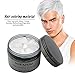 MOFAJANG Unisex Hair Color Dye Wax Styling Cream Mud, Natural Hairstyle Pomade, Temporary Hair Dye Wax for Party, Cosplay & Halloween, 4.23 oz (White)