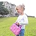 7-8 inch Kid Tablet Sleeve, Evecase Cute Fairy Tale Princess Themed Neoprene Carrying Sleeve Case Bag for 7-8 inch Kid Tablets (Pink & Purple Trim, with Dual Handle and Accessory Pocket)
