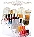Estink Nail Polish Table Rack, Acrylic Clear Makeup Display Stand Rack Organizer Holder Fits 60 Bottles,6 Tier
