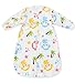Fairy Baby Unisex Baby Detachable Cotton Sleep Bag Wearable Blanket for Spring Fall(Fit Baby Length 27.56-31.50inch,Monkey)