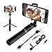 ELEWIUM 3 In 1 Bluetooth Tripod Selfie Stick With LED Ring Light & Rec Microphone| Adjustable Knob Live Stream, 360° Rotation & Soft Silicone Pads| Works With iPhones Smartphones&Tablets