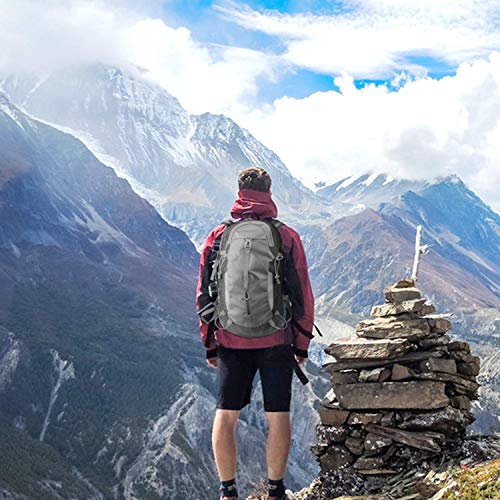 SoarOwl Hiking Backpack 45L -Travel & Hiking Camping Backpack with Waterproof Rain Cover Outdoor Backpacking Daypack for Men and Women - Thumbnail 2