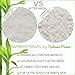 Organic Bamboo Baby Hooded Towel Set - Bonus Washcloth - Plush & Soft Baby Bath Towel - Highly Absorbent  - Great Baby Shower Gift - for Baby Boy or Girl - Sized for Infant and Toddler