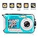 Waterproof Digital Camera 24 MP Underwater Camera Full HD 1080P Video Recorder Camcorder Selfie Dual Screen Shoot Waterproof Camera for Snorkelling