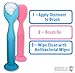 Shield NW Diaper Cream Applicator (Blue and Pink)