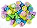TINYMILLS 50 Pcs Easter Assorted Stampers for Kids Easter Egg Fillers Easter Basket Stuffers Classroom Rewards Church Easter Egg Hunt VBS Sunday School Rewards