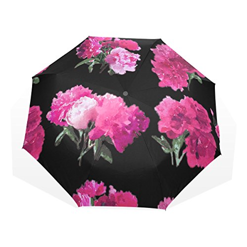 BYouLockX Raspberry Rain Umbrella for Windproof & UV protection