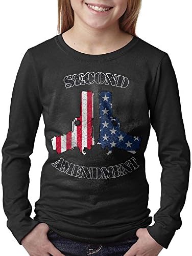 Second Amendment Long Sleeve T-shirt Sweatshirt Pullover For Youth XL