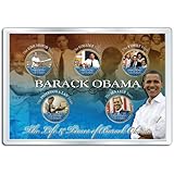 BARACK OBAMALife & Times 24K Gold Plated Statehood Hawaii Quarter 5-Coin Set