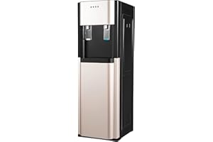 Bottom Load Water Cooler Dispenser, Floor Standing Hot & Cold Water Dispenser for 5.28Gal Bottles, Fast Heating Cooling for H