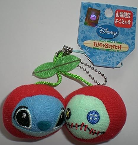 Amazon Lilo Stitchストラップ山梨限定さくらんぼマスコットディズニーdisney ロボット 子ども向けフィギュア おもちゃ