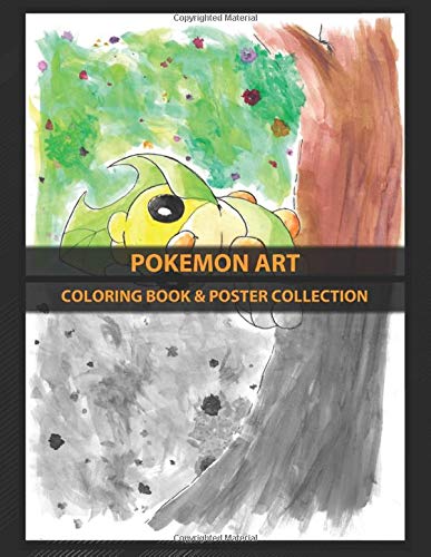 Coloring Book & Poster Collection: Pokemon Art A Watercolor Ilustration Of The Pokemon Swaddle Anime & Manga: Coloring, Pokemonfzg, Coloring, Pokemonfzg: 9781712693742: Amazon.com: Books