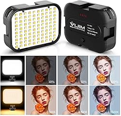 2 Pack VIJIM VL100C Bi-Color LED Video Light on