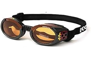 Doggles ILS Small Metallic Flames Frame / Orange Lens