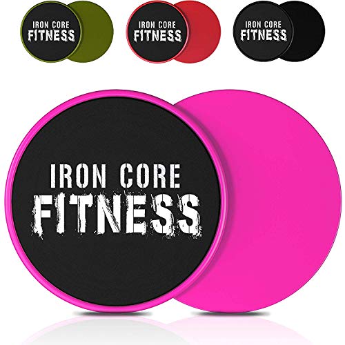 Exercise Sliders for Fitness Strength and Fat Loss. The Ab Workout Equipment for Women and Men Used by Trainers as Core Workout Equipment. Gymnastics Sliders Body Sliders for Working Out on Carpet
