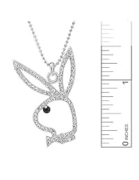 SpinningDaisy - Collar con conejo chapado en plata