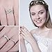 JewelryPalace Wedding Rings Solitaire Engagement Rings For Women Anniversary Promise Ring Bridal Sets 925 Sterling Silver 1.3ct Cubic Zirconia Simulated Diamond