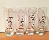 Custom Shot Glasses with Gold Detailing | 2 Ounces