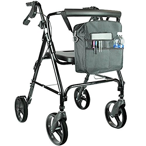 Vive Wheelchair Bag - Universal Travel Tote for Carrying Accessories on Wheelchair, Zimmer Frame, Rollators, Transport Wheel Chairs - Waterproof, Scratch-Resistant, Machine Washable